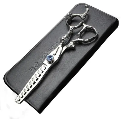 Produktbild von Friseurschere Superscharf Edelstahl 6 Zoll Dünnschere Ergonomisch