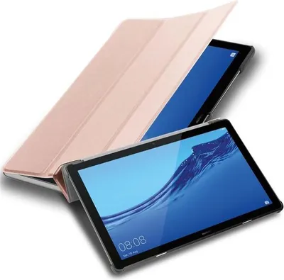 Image de Cadorabo Housse pour Huawei MediaPad T5 10 (10.1 pouces) Tablet Housse en rose Housse de protection Etui Case Case Cover