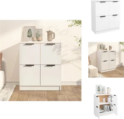 Produktbild von vidaXL Sideboard Weiß 60x30x70 cm Holzwerkstoff -  Sideboards