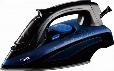 Obrázek produktu pro Žehlička Oliver Voltz OV51050J, 3000 W, 440 ml, Keramika, Systém proti odkapávání, Proti vodnímu kameni, Černá/modrá