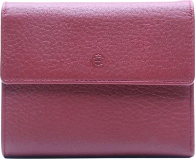 Image de Esquire Cuir porte-monnaie Deer Cardsafe Wallet Red rouge foncé