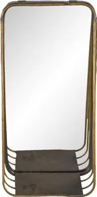 Obrázek produktu pro Clayre & Eef Mirror 19x39 cm Kov v barvě mědi