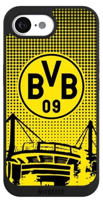 Produktbild von NIVOCASE Handyhülle für Apple iPhone 16e  Hülle NIVOpure Case Schwarz BVB Borussia Dortmund Stadion