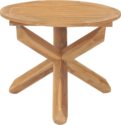 Produktbild von vidaXL Garten-Esstisch Ø90x75 cm Massivholz Teak