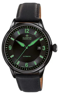 Produktbild von Dugena 7000301 Herren-Armbanduhr, Edelstahl-Gehäuse, Leder-Armband