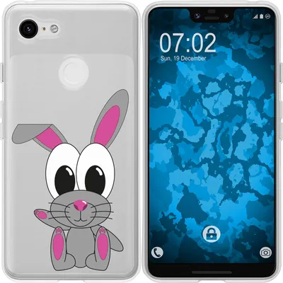 Produktbild von PhoneNatic Case kompatibel mit Google Pixel 3 XL Silikon-Hülle Cutiemals M4