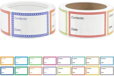 Productafbeelding van Klevende etiketten voor de diepvries, 1000 stuks, 2,5x4 cm