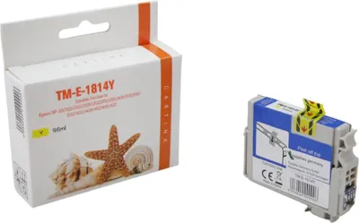Produktbild von yellow Tinte/Tintenpatrone 4.2-C13T18144010 kompatibel mit Epson C13T18144010 [ T1814 ]