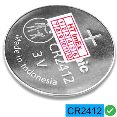 Produktbild von Kompatibel mit Für Batterie Panasonic CR2412 Lithium Knopfzelle 3V lose 100mAH
