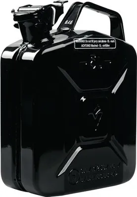 Produktbild von Kraftstoffkanister 5l Schwarz RAL 9005 Stahlbl.0,9 L230xB120xH310 VALP