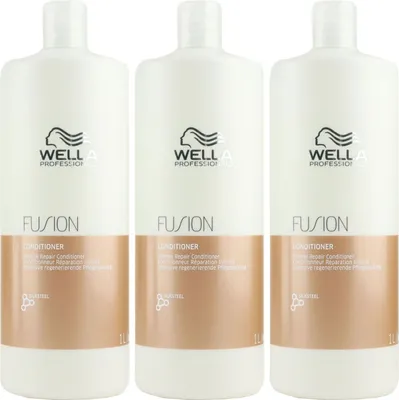 Produktbild von Wella Fusion Intense Repair 3 x 1000 ml Conditioner Pflegespülung strapaziertes Haar Set
