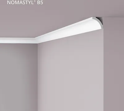 Produktbild von Eckleiste NMC B5 NOMASTYL Noel Marquet Zierleiste Stuckleiste Zeitloses Klassisches Design weiß 2 m