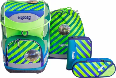 Produktbild von Ergobag Schulranzen Set 5tlg. Cubo (2021) TruckBär