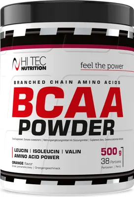 Produktbild von HI TEC Nutrition BCAA Powder - 500g Orange