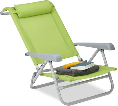 Produktbild von relaxdays 10026478_53 relaxdays Klappstuhl grün