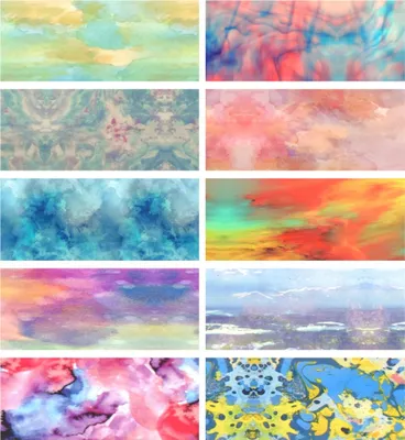 Obrázek produktu pro 10X Transferfolios 10Cmx4Cm Aquarell Set