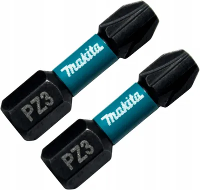 Obrázek produktu pro GARES Rázový utahovací bit šroubovací hrot pro Makita Impact Black PZ3 x 25 mm | Profesionální Rázový Grot Hex 1/4 S2 Zesílené Příslušenství Náhradní Díly