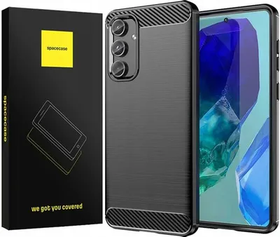 Image de Etui SPACECASE Carbon pour Galaxy M55 5G noir