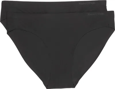 Produktbild von Marc O'Polo Damen Slip 2-Pack Second Skin - black - Größe M