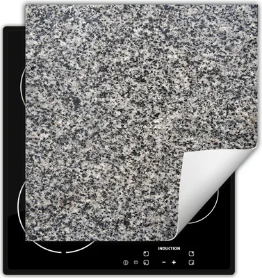 Image de DarHaus Plaque de recouvrement pour cuisinière 60x52 cm Tapis antidérapant Enroulable, granit