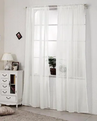 Obrázek produktu pro Závěs Unyqoos® z voilového materiálu, propustný světlu, 100% polyester, s plisovanou páskou pro kolejnicové závěsové systémy, 1 kus, rozměry 140x245 cm, barvy: bílá/krémová/šedá/růžová