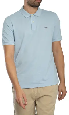 Produktbild von Gant Poloshirt hellblau mit 2 Knöpfen