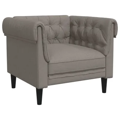 Produktbild von Chesterfield-Sessel Taupe Stoff