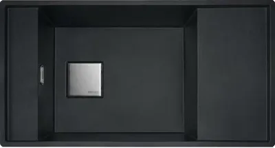 Produktbild von Franke Fresno - Fragranitspüle FSG 611-88, 877x495 mm, Onyx 114.0616.906