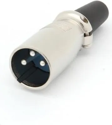Produktbild von Xlr-Stecker - 3-Polig - Vernickelt - Kurz