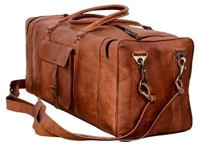 Produktbild von Leder Duffel Reisetasche 71,1 cm für Sport und Reisen