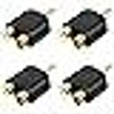 Produktbild von 4 Stk 3,5 mm RCA Cinch Splitter, 3,5 mm Stereo-Stecker auf Dual-Cinch-Buchse-Audioadapter