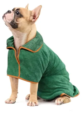 Image de Peignoir en microfibre pour chien pour un séchage rapide