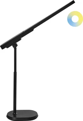 Produktbild von BELIANI LED-Schreibtischlampe Schwarz Dimmbar Verstellbarer Arm 3 Farbtemperaturmodi Modern Büro Homeoffice Schreibtischleuchte Arbeitsleuchte