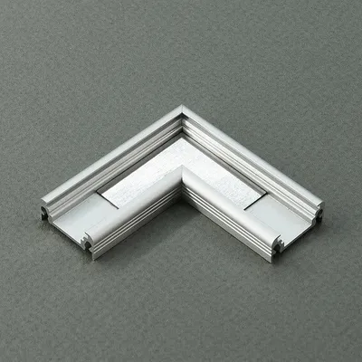 Produktbild von PROVISTON | Eckverbinder | Für LED Aluminiumprofil | Led-Beleuchtung | Indirekte Beleuchtung | LED Leisten | 1 Stück