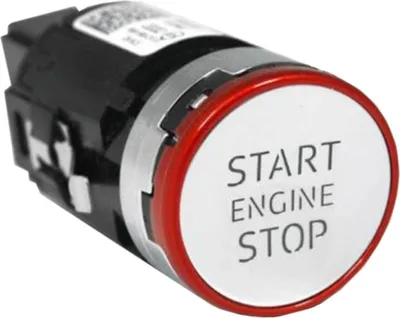 Obrázek produktu pro Originální kroužek tlačítka Start Stop Red pro Audi A4 B8 8K A5 8T Q5 8R