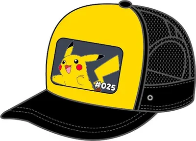 Produktbild von Nintendo Merchandising Pikachu 025 Pokémon Mütze Gelb Gelb One Size
