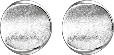 Produktbild von JOBO Ohrstecker 925 Sterling Silber eismatt Ohrringe Silberohrringe