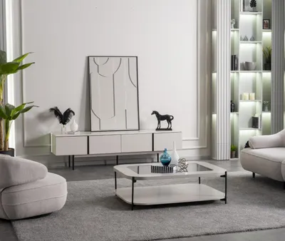 Productafbeelding van Wohnzimmer-Set Schlichte Gemütlichkeit für den Alltag