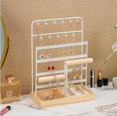 Produktbild von Geometrische Schmuckdose aus Glas und Metall für Damen