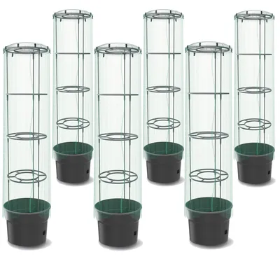 Produktbild von 6x Tomatenpflanze mit Deckel und Folie Pflanzkübel 18 L, Tomatenzüchter, Tomatentopf, Übertopf, Gemüsen, Tomaten WaschendeTomatenpflanze Deckel Folie, Pflanzkübel 18 L Tomatenzüchter Tomatentopf, Über