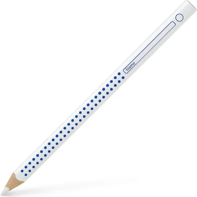 Produktbild von FABER-CASTELL Heft und Tafelstift Jumbo GRIP weiß