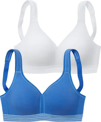 Produktbild von PETITE FLEUR Entlastungs-BH blau+weiß Größe 80 E