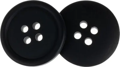 Obrázek produktu pro Knoflík - sada 3 ks - průměr 23 mm - Černá