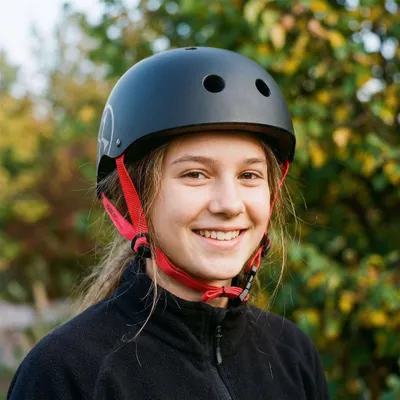 Produktbild von Skatehelm, Schwarz, Größe S (52-56 cm), Drehverschluss