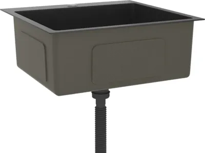 Produktbild von Hochwertigen Möbel Spülen - Schwarz Handgemachte Einbauspüle Schwarz Edelstahl NEU8342883
