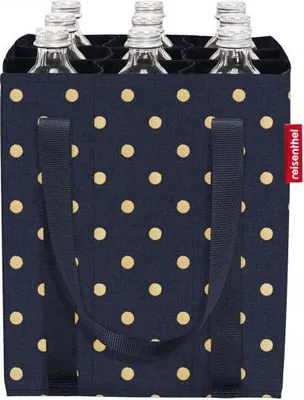 Obrázok produktu pre Reisenthel bottlebag, Vak na fľašu, Modrá, Biela, Polyester, Vzor, 240 mm, 240 mm