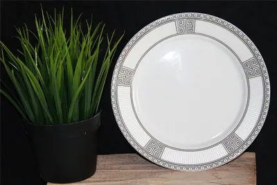 Produktbild von 013-013, Teller 1 Stk Essteller Dessertteller Bangkog, Ø 23 cm, Ornamente
