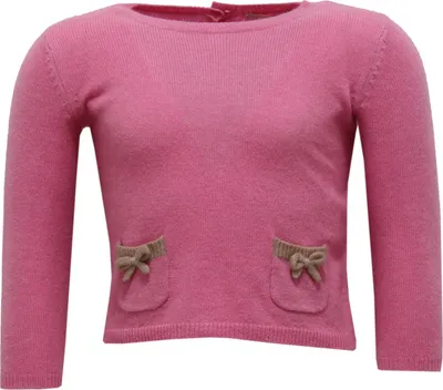 Produktbild von 3510V maglione bimba IL GUFO cashmere pink sweater girl kid