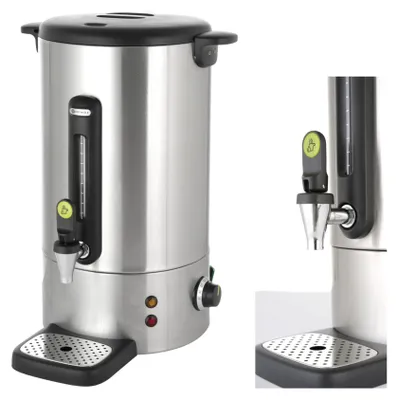 Zdjęcie produktu dla Warnik Podgrzewacz Do Kawy Z Niekapiącym Kranem Stalowy Concept Line 18 L - Hendi 211427