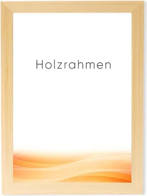 Produktbild von RAWWEST.BIS Holz Bilderrahmen 50x50 cm Plexiglas Poster Foto Wandrahmen